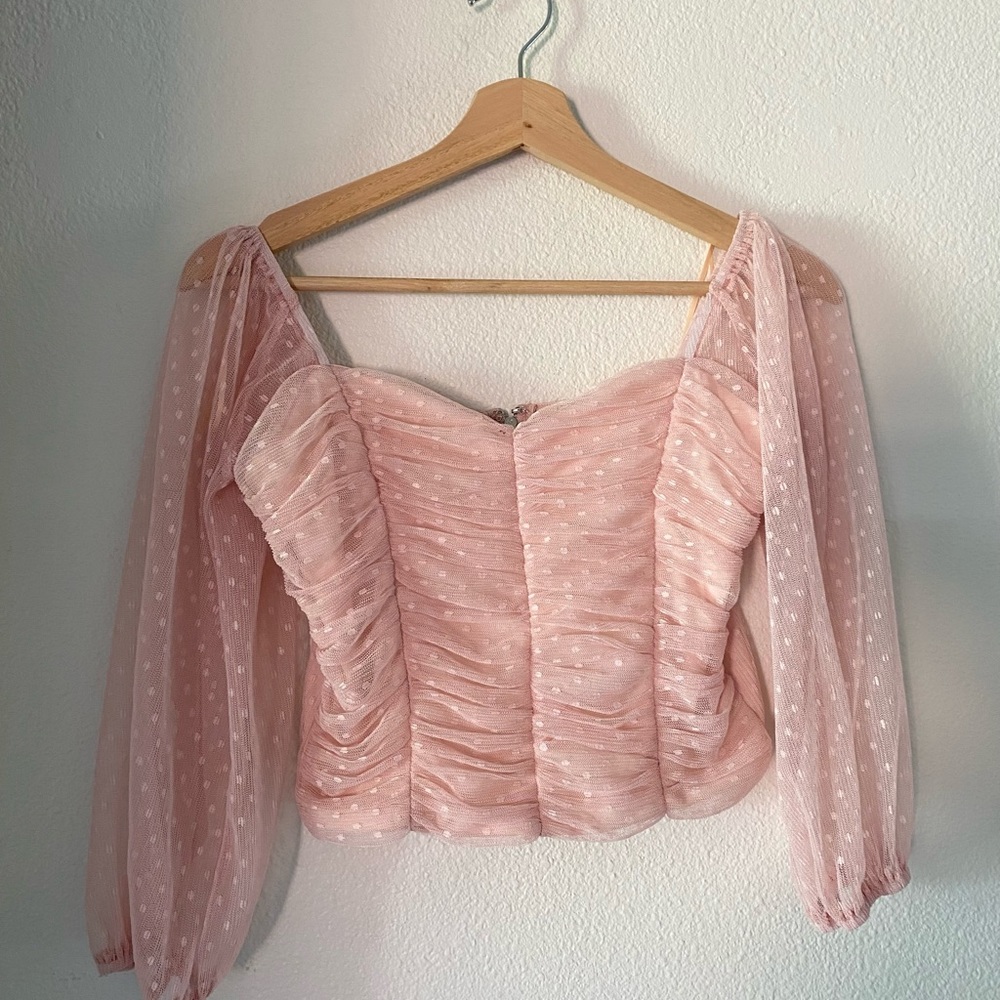 Pink top